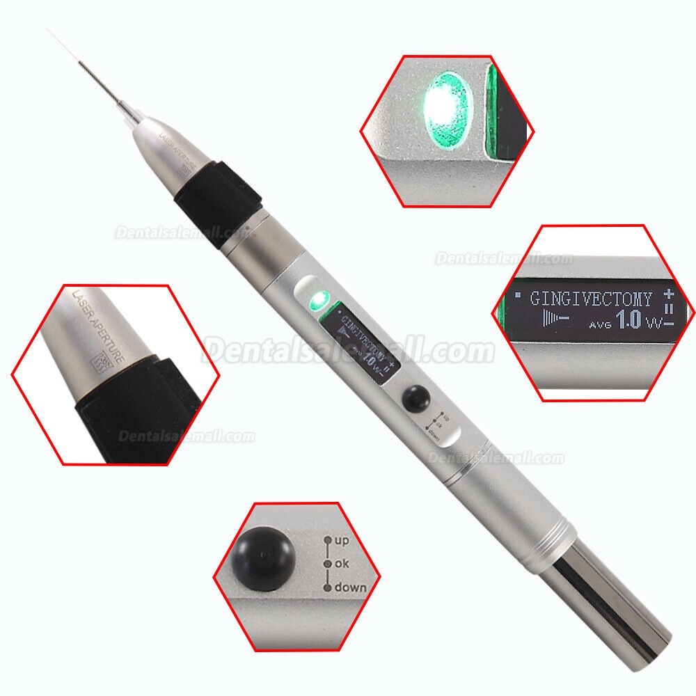 Dental Diode Laser Wireless Pen Periodontal Soft Tissue Laser Therapy Pen Pain Relief Machine